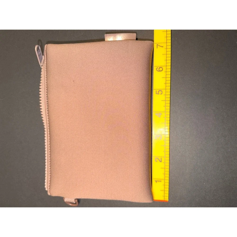 Dagne Dover Hunter Neoprene Toiletry Pouch Muted Mauve Travel Makeup Organizer